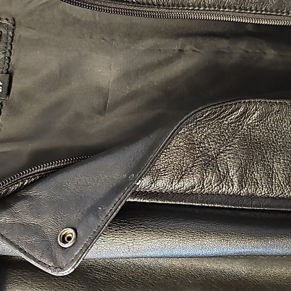 Vintage- NAPA LAMB LEATHER A&S Selections Modo Peau black jacket small - Picture 4 of 10